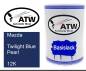 Preview: Mazda, Twilight Blue Pearl, 12K: 500ml Lackdose, von ATW Autoteile West.